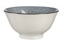 Vessia Bowl Onda Japonesa Negro-Blanco 16cm