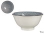 Vessia Bowl Onda Japonesa Negro-Blanco 16cm