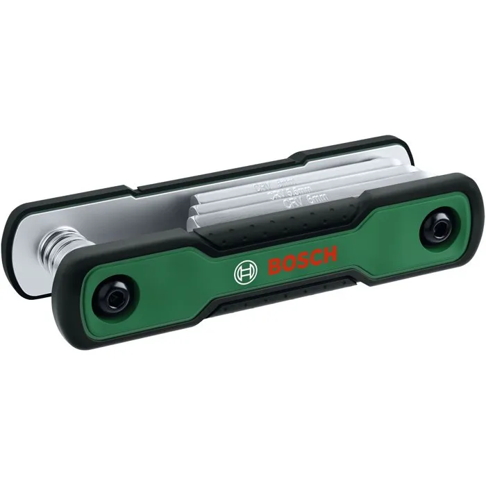 Bosch Juego de llaves hexagonales plegables 8 en 1 BOS4059952735146 Bosch Juego de llaves hexagonales plegables 8 en 1 BOS4059952735146