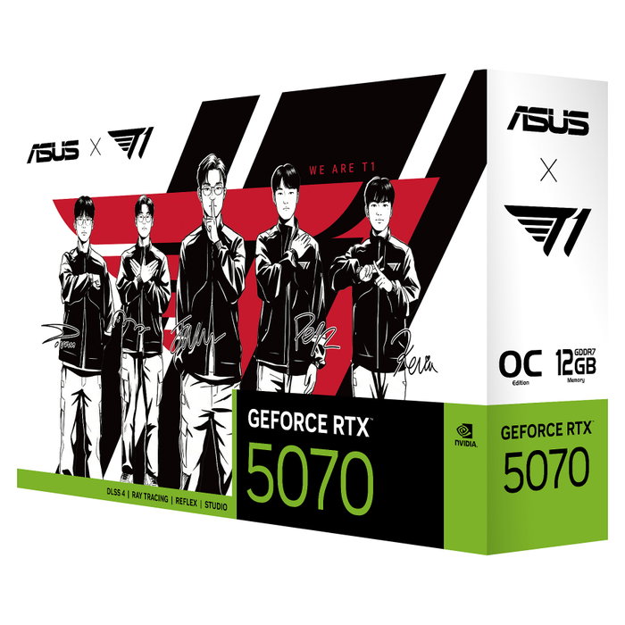 ASUS NVIDIA GeForce RTX 5070 T1 Gaming 12 GB GDDR7