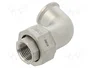 GEBO Codo de 90° G316 conector doble plano hembra-hembra G 1/2''