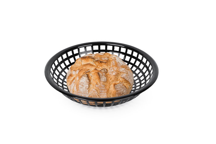 Inde Cesta de Pan Redonda de Plástico 19.6 cm x 4.6 cm (24 Unidades)