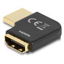DeLOCK Adaptador HDMI macho a hembra 90° derecha 8K 60 Hz Metal