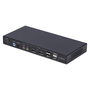 StarTech Switch KVM DisplayPort de 2 Puertos Dual Monitor con Matriz de Video, Hub USB 4 Puertos, 4K 60Hz, 3840x2160, 2 PCs, Conmutado Teclas Acceso Rapido, DP 1.2, TAA, Negro