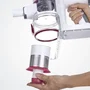 Severin HV 7166 S'Power Aspiradora Escoba 2 en 1 Inalámbrica, Rojo y Blanco