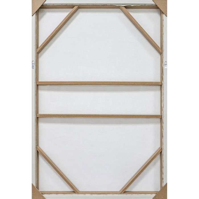 DKD Home Decor Cuadro Lienzo Chica Rayas 2 Piezas Surtidas