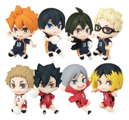 Haikyu!! Minifiguras Twinchees Defofig! Dangler 5 cm Blind Pack Expositor (24)