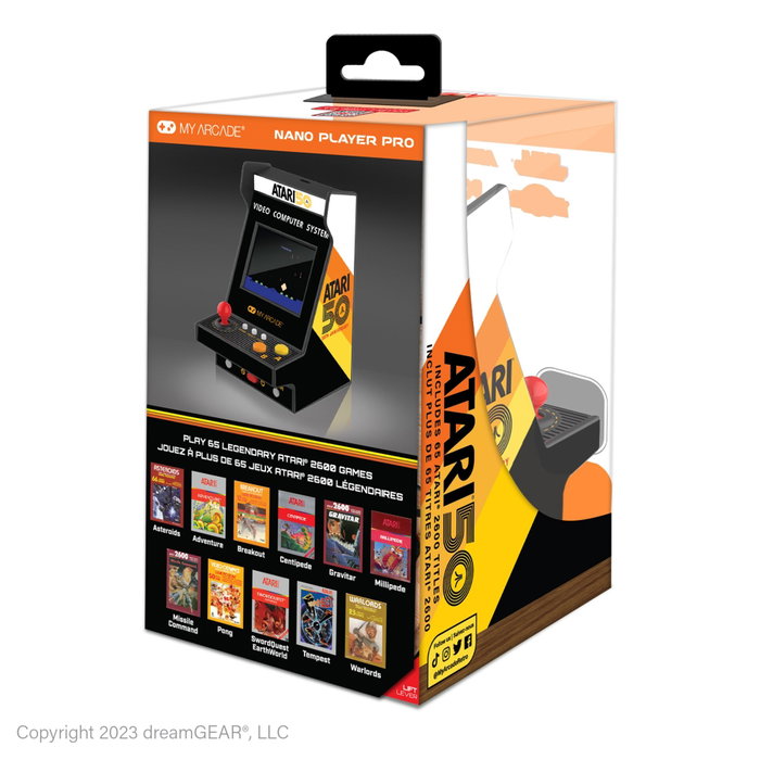dreamGear My Arcade NANO PLAYER PRO 4.8 ATARI dreamGear My Arcade NANO PLAYER PRO 4.8 ATARI