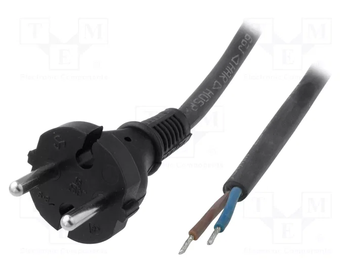 JONEX Cable de Alimentación H05RR-F 2x1,5mm² 3m JONEX Cable de Alimentación H05RR-F 2x1,5mm² 3m