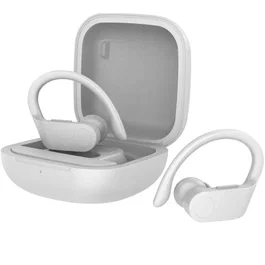 Daewoo Auriculares Deportivos Bluetooth Inalámbricos DW2023, Blanco, Estuche de Carga, Autonomía 20H, Bluetooth 5.0, Control de Música y Llamadas