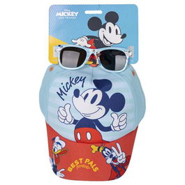 Cerdá Gorra 51 cm y Gafas de Sol Infantiles Mickey para Niños de 2 a 8 Años Color Azul