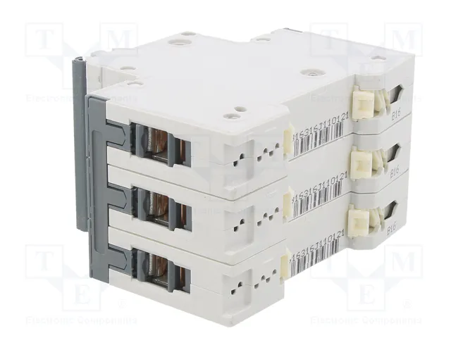 SIEMENS 5SY6 5SY6316-6 Interruptor magnetotérmico 16A 3 polos 6kA