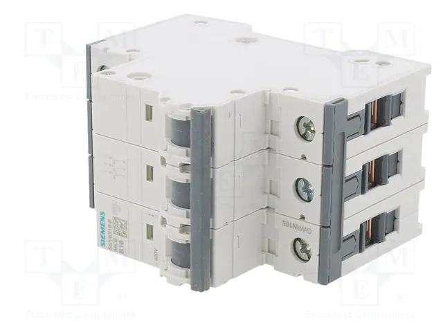 SIEMENS 5SY6 5SY6316-6 Interruptor magnetotérmico 16A 3 polos 6kA