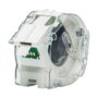 Brother CZ-1001 Rollo de Cinta Continua Violeta sobre Blanco de 9 mm x 5 m