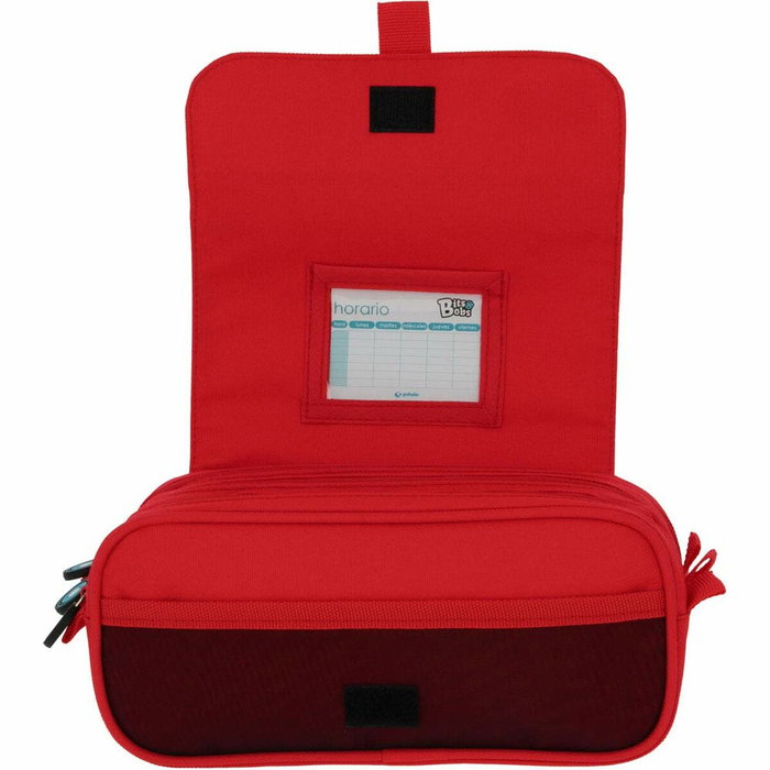 Grafoplás Portatodo Triple Bits&Bobs Rojo con Solapa Grafoplás Portatodo Triple Bits&Bobs Rojo con Solapa