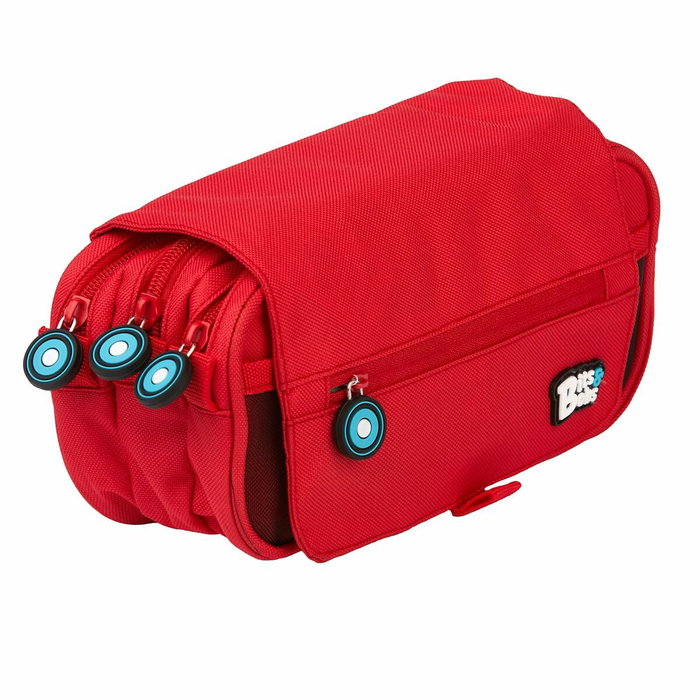 Grafoplás Portatodo Triple Bits&Bobs Rojo con Solapa Grafoplás Portatodo Triple Bits&Bobs Rojo con Solapa