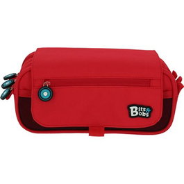 Grafoplás Portatodo Triple C-Solapa Bits&Bobs Rojo 23x10x10 cm