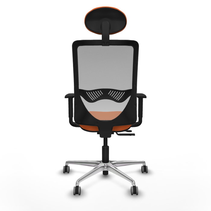 PIQUERAS Y CRESPO Silla de oficina Zulema con mecanismo Sincro/Traslack Naranja y Gris PIQUERAS Y CRESPO Silla de oficina Zulema con mecanismo Sincro/Traslack Naranja y Gris