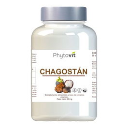 PHYTOVIT Chagostan 30 Capsulas Hongo Chaga Antioxidante Inmunomodulador