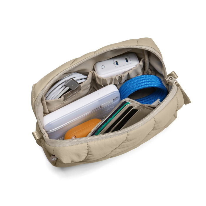 tomtoc Terra-A27 Puffy Accessory Pouch 2L Natural Sand