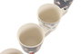 DKD Home Decor Juego de tazas Veleros de Porcelana y New Bone, 400ml, Surtido de 4 unidades