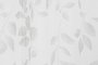 DKD Home Decor Cortina Oriental Gris Claro Blanco Poliester Visillo Hojas 270 x 140 cm (2 Unidades)