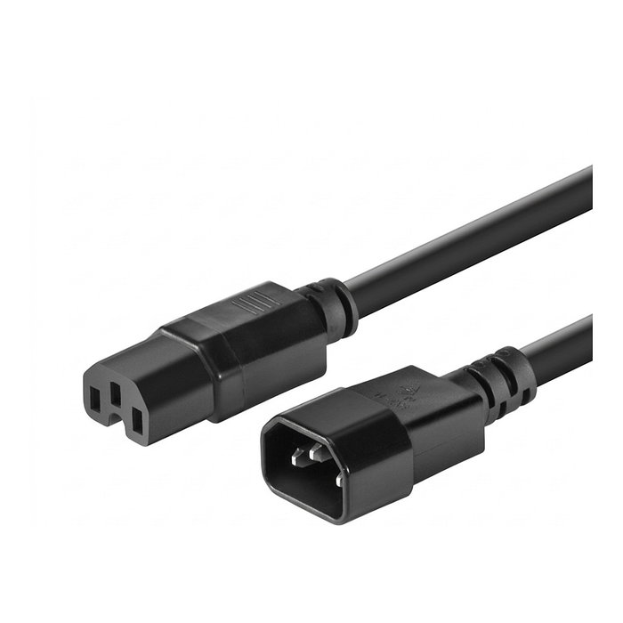 EFB Elektronik EK585.2V2 Cable de alimentación C14 a C15, 2 m, Negro EFB Elektronik EK585.2V2 Cable de alimentación C14 a C15, 2 m, Negro