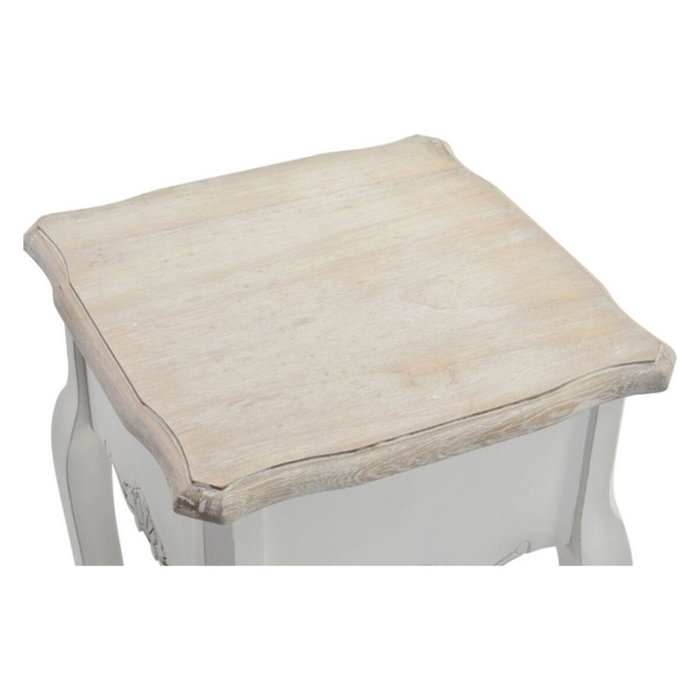 DKD Home Decor Set de 2 Mesitas Auxiliares de Abeto Natural