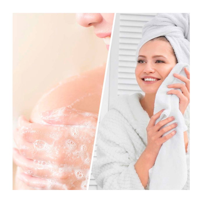 BIOVÈNE Hyaluronic Hydro Cleanser Limpiador Extra Hidratante Facial y Corporal con Ácido Hialurónico y Fresa - 200 ml