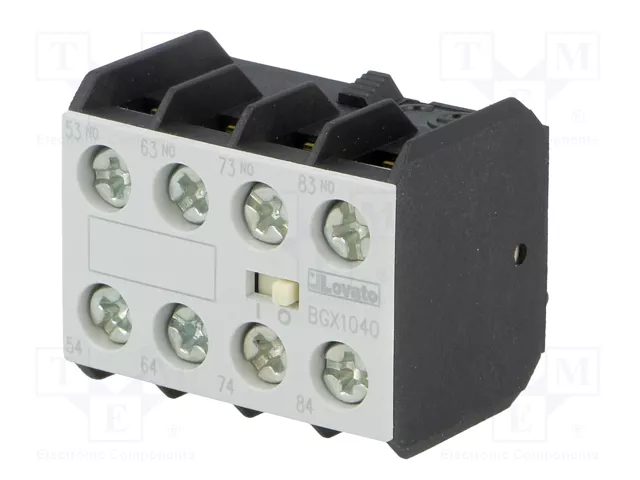 LOVATO ELECTRIC Contactores auxiliares BG agarres de tornillo