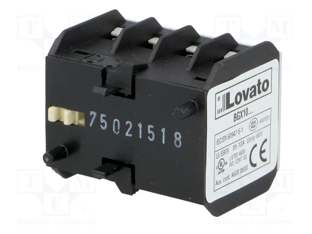 LOVATO ELECTRIC Contactores auxiliares BG agarres de tornillo