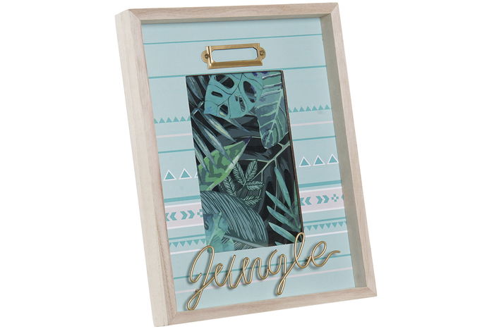 DKD Home Decor Greti Marco Foto Tropical Verde Menta 15 x 10 cm (4 Unidades) Madera y Metal Hecho a Mano Reciclable DKD Home Decor Greti Marco Foto Tropical Verde Menta 15 x 10 cm (4 Unidades) Madera y Metal Hecho a Mano Reciclable