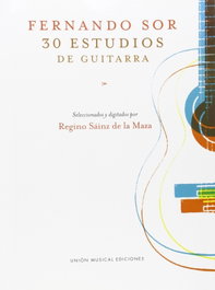 UNION MUSICAL ESPAÑOLA, 30 estudios de guitarra (Op. 35) - Fernando Sor