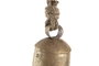 DKD Home Decor Campana Hierro Cuerda 7x7x30 Desgastado Dorado
