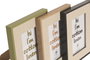 DKD Home Decor Set de Marcos de Fotos 10x15 cm Lino y MDF Surtido