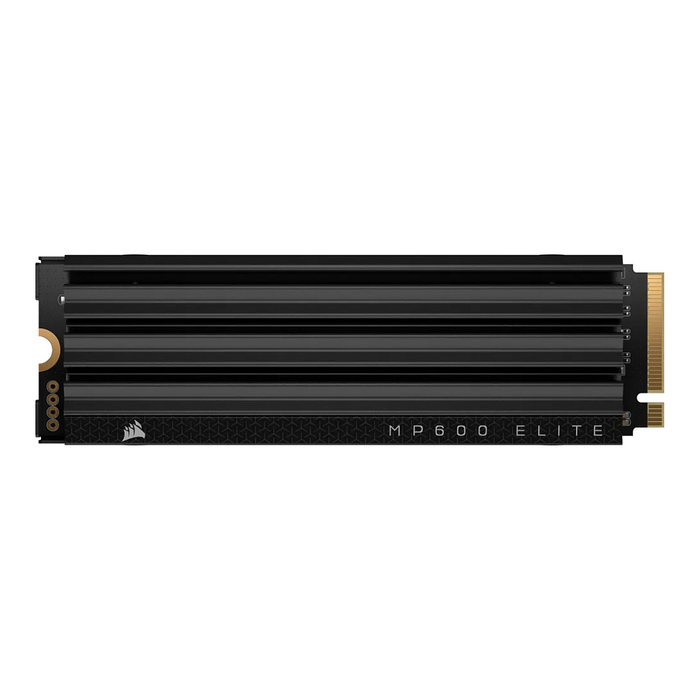 Corsair MP600 ELITE NVMe SSD 1TB M.2 2280 PCIe Gen4 x4, 3D TLC NAND, Disipador Térmico, Vel. Lectura 7000 MB/s, Vel. Escritura 6500 MB/s