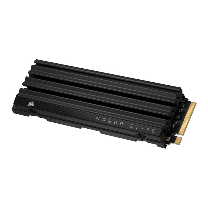 Corsair MP600 ELITE NVMe SSD 1TB M.2 2280 PCIe Gen4 x4, 3D TLC NAND, Disipador Térmico, Vel. Lectura 7000 MB/s, Vel. Escritura 6500 MB/s