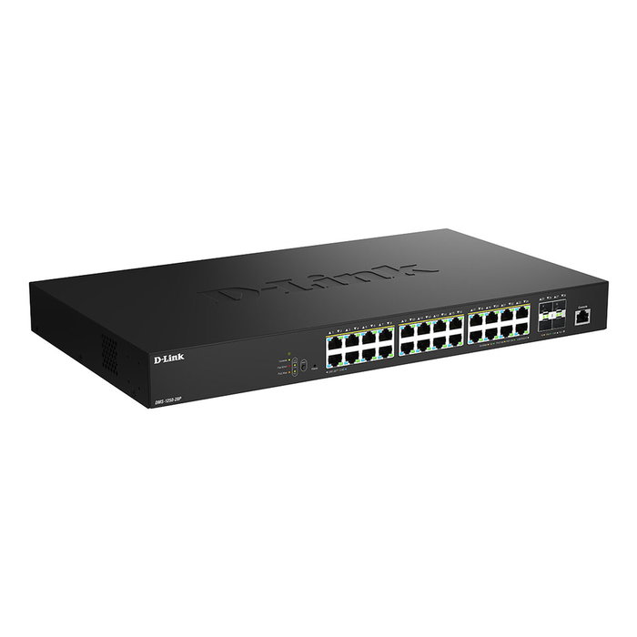 D-Link DMS-1250-28P/E Switch Gestionado L2 2.5G PoE con 4 puertos 10G SFP+