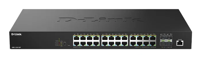 D-Link DMS-1250-28P/E Switch Gestionado L2 2.5G PoE con 4 puertos 10G SFP+