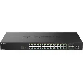 Dlink Switch DMS-1250-28P/E 28 Puertos PoE 2.5G RJ-45 Gigabit, 4 Puertos SFP+ 10G, Smart Managed, L2+