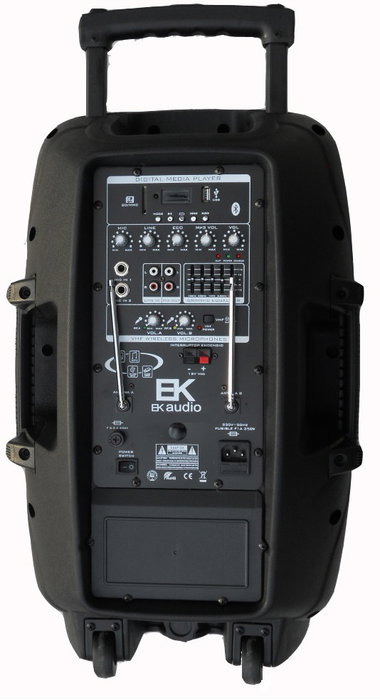 Columna Activa Ek Audio Portátil de 12 con Batería Recargable 240W Columna Activa Ek Audio Portátil de 12 con Batería Recargable 240W