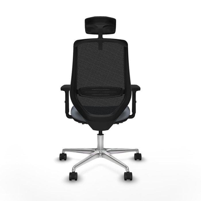 PIQUERAS Y CRESPO Silla de oficina Mardos con mecanismo Sincro/Traslack, Gris y Negro