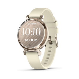 Garmin Lily 2 Smartwatch Mujer, Pantalla Táctil con GPS, Batería 5 días, Monitor Frecuencia Cardíaca, Resistente Agua 5 ATM, Color Kokosnuss/Cremegold