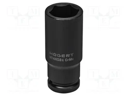 HÖGERT TECHNIK Vaso de percusión HEX 24mm 1/2 de tipo largo