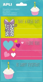 APLI PAPER Bolsa de etiquetas escolares motivos Great Day