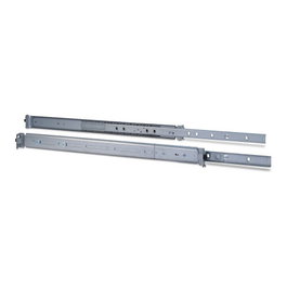 Inter-Tech Kit de rieles telescópicos 18 pulg 1U 455 mm Plata