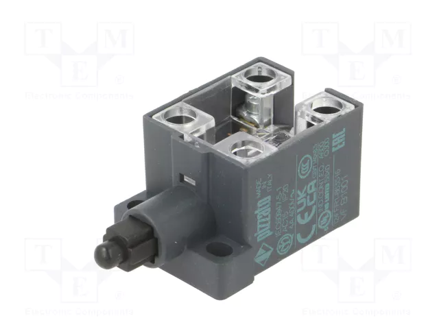 PIZZATO ELETTRICA Interruptor de fin de carrera con husillo de plástico NO x2 10A