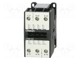 OMRON J7KN Contactor 3-polar 50A 400VAC