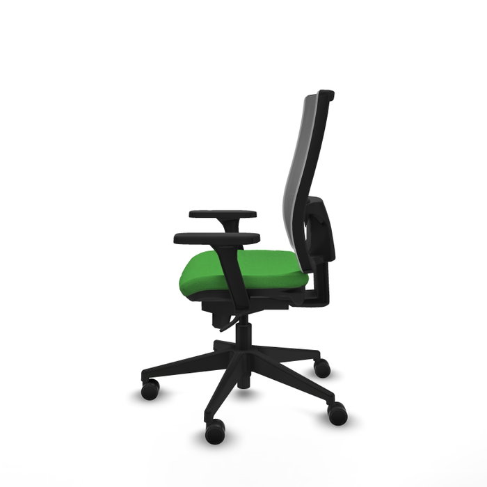 PIQUERAS Y CRESPO Silla de oficina Horna con mecanismo Sincro, Verde y Gris PIQUERAS Y CRESPO Silla de oficina Horna con mecanismo Sincro, Verde y Gris