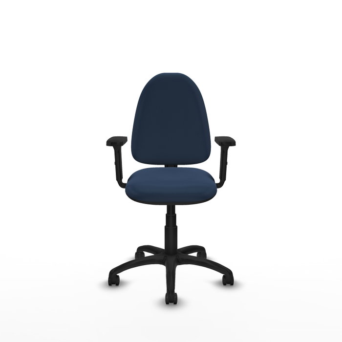 PIQUERAS Y CRESPO Silla de oficina Aýna Azul marino con mecanismo Contacto permanente